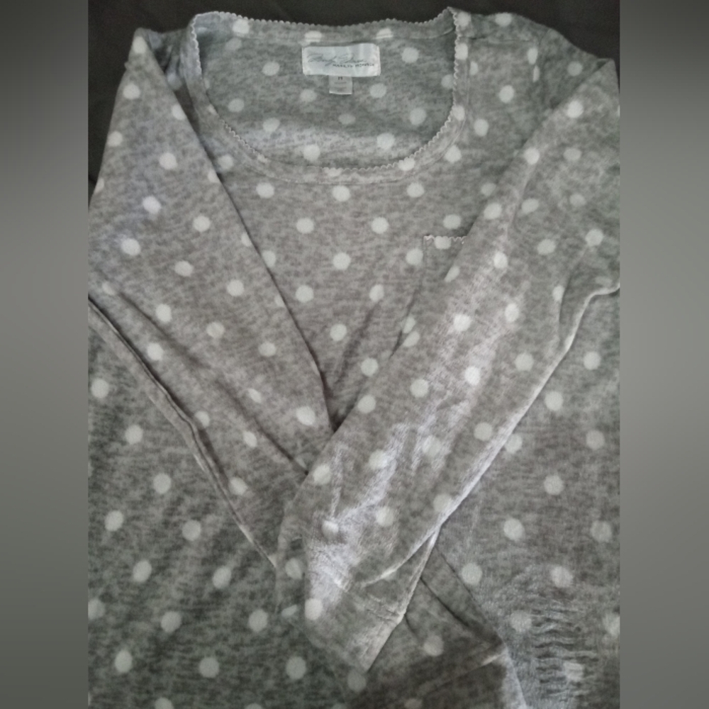 Marilyn Monroe women's long sleeve pajama shirt size:medium